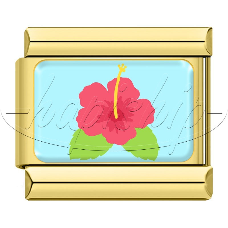 Golden Colorful Flower TZ020-Gold