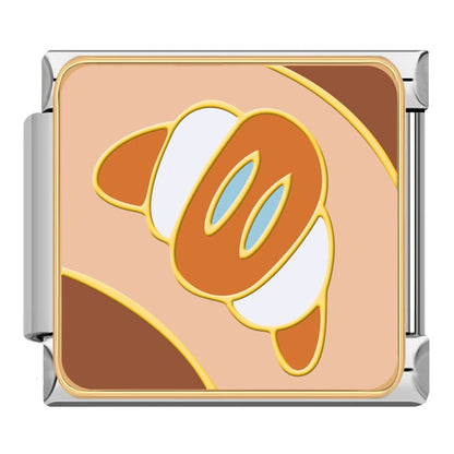 Cozy Café & Sweets Italian Charms — Coffee, Hamburger, Cake, Dessert & Food Bracelet Links
