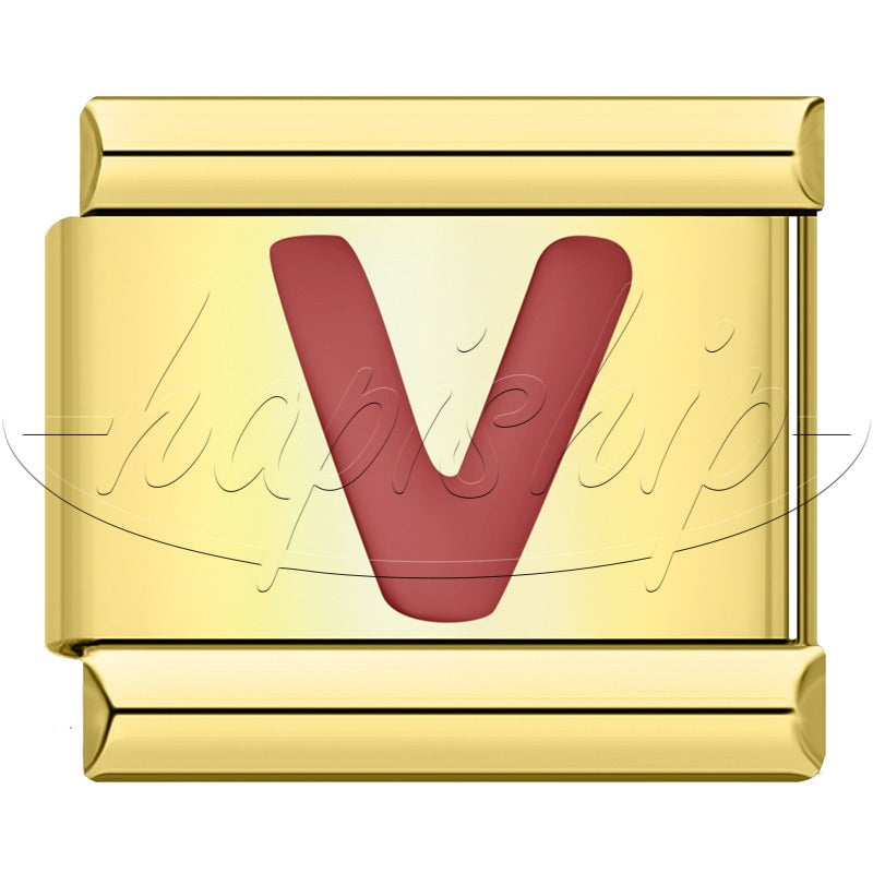 Golden Red 26 Letters A-Z  DJ1666