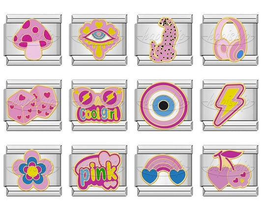 Pink Eye Flower Cherry Dice DJ1810