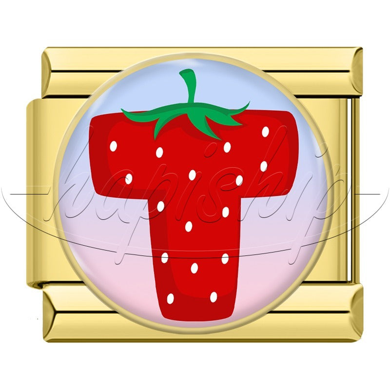 Strawberry 26 Letter TZ171-Gold