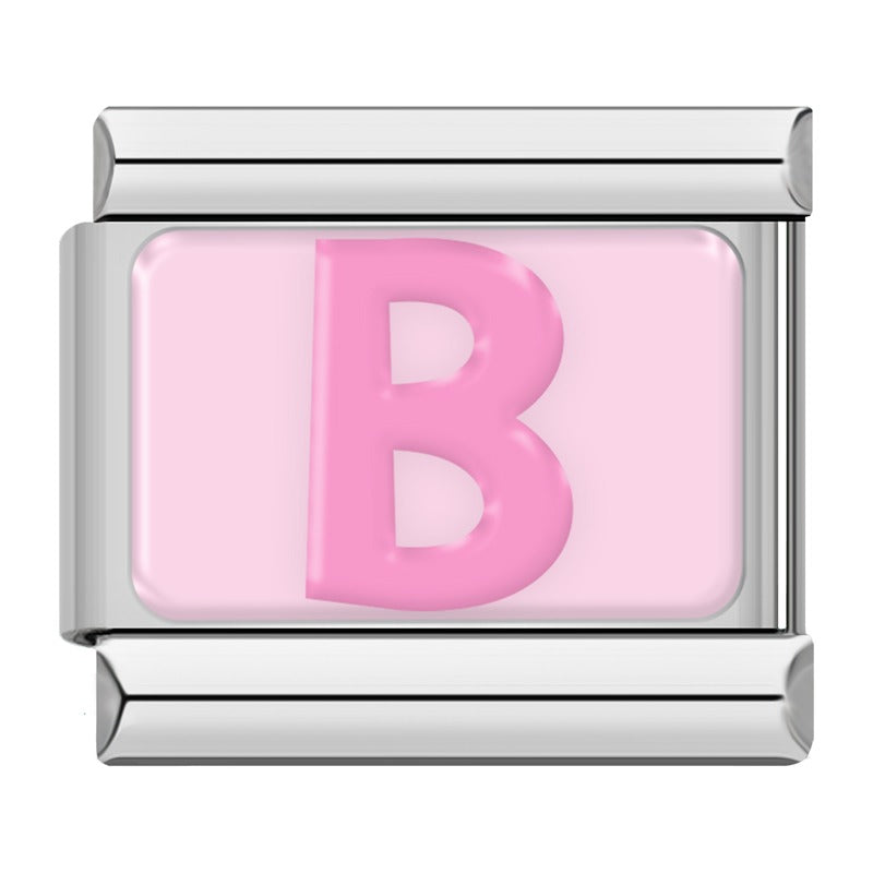 Pink 26 English Letters TZ066