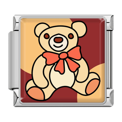 Brown Celebration & Autumn Italian Charms — Thanksgiving, Harvest & Autumn Icon Charm Links