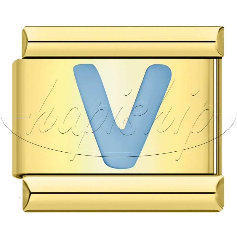 Golden Blue 26 Letter DJ1821