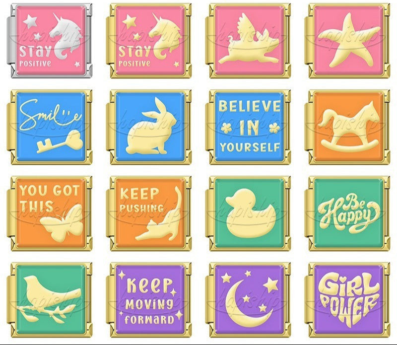 Golden Animals Star Key Moon Star  TZ178-Gold