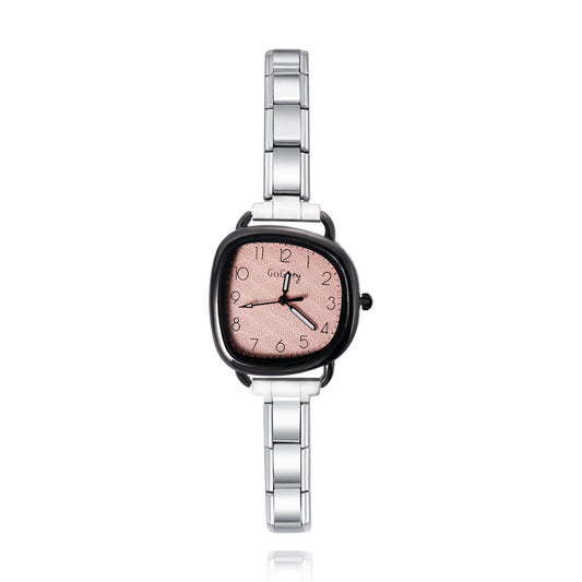 Unique Soft Square Watch with Dark Border