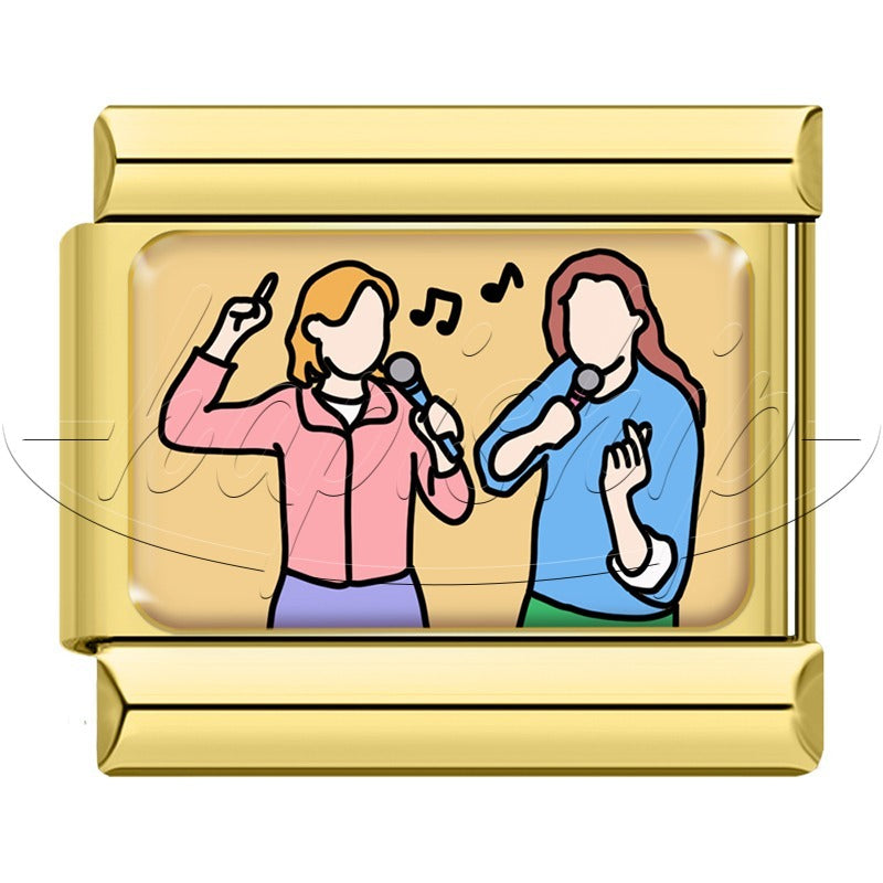 Golden Forever Friendship Cheers  TZ018-Gold