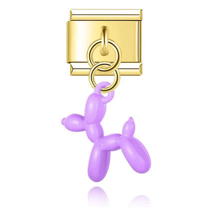 Enamel Graduation Cap & Diploma Dangle Charm for Charm Bracelets