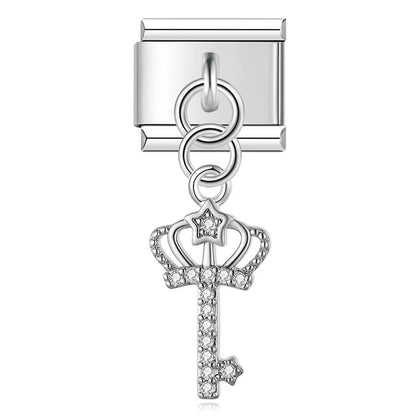 Enamel Mermaid & Ocean Fantasy Dangle Charm for Charm Bracelets