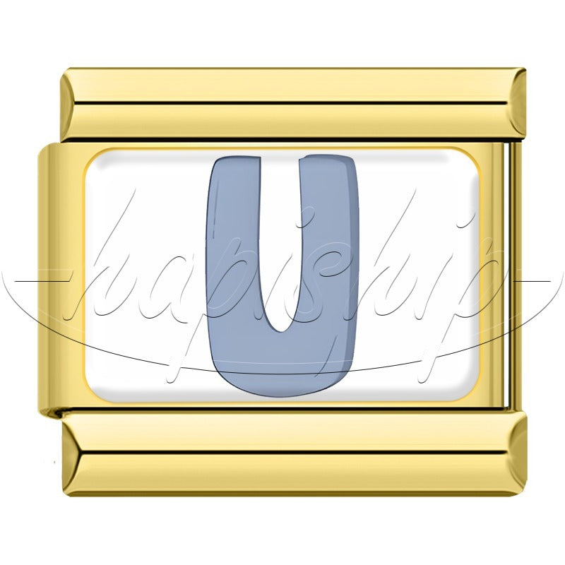 Golden Colorful 26 English Letters TZ037-Gold