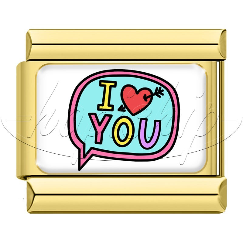 Golden Colored Hope Love Queen TZ022-Gold