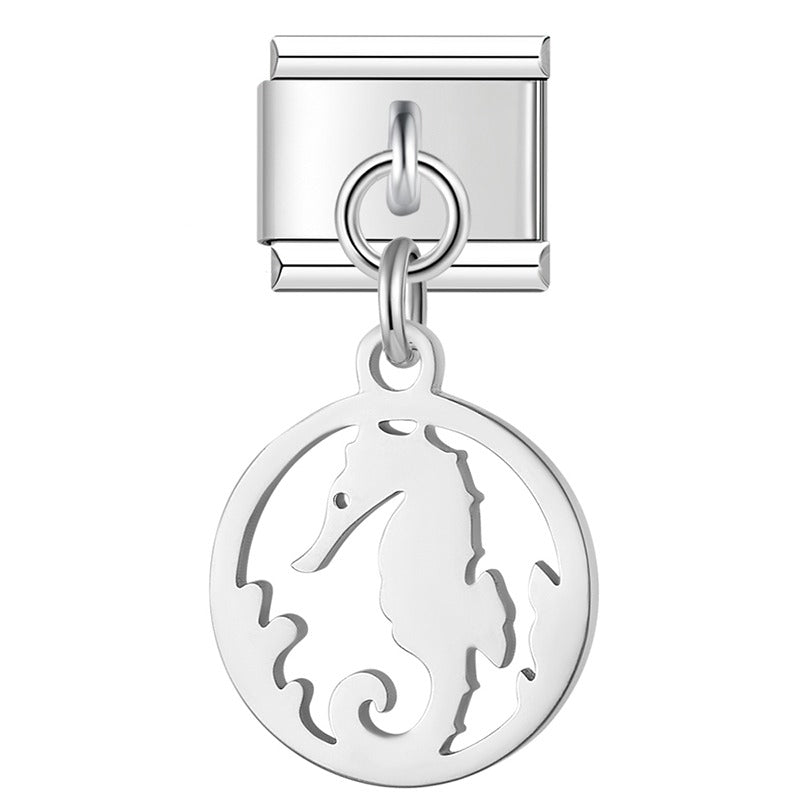 Ocean Beach Trees Dolphins Seahorses DJ1561