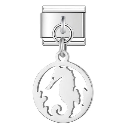 Enamel Crown & Tiara Dangle Charm for Charm Bracelets