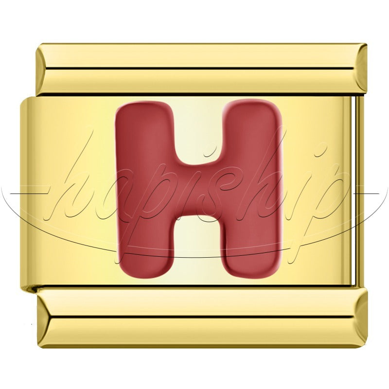 Golden Red 26 Letters A-Z  DJ1666