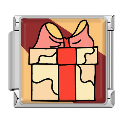 Brown Celebration & Autumn Italian Charms — Thanksgiving, Harvest & Autumn Icon Charm Links