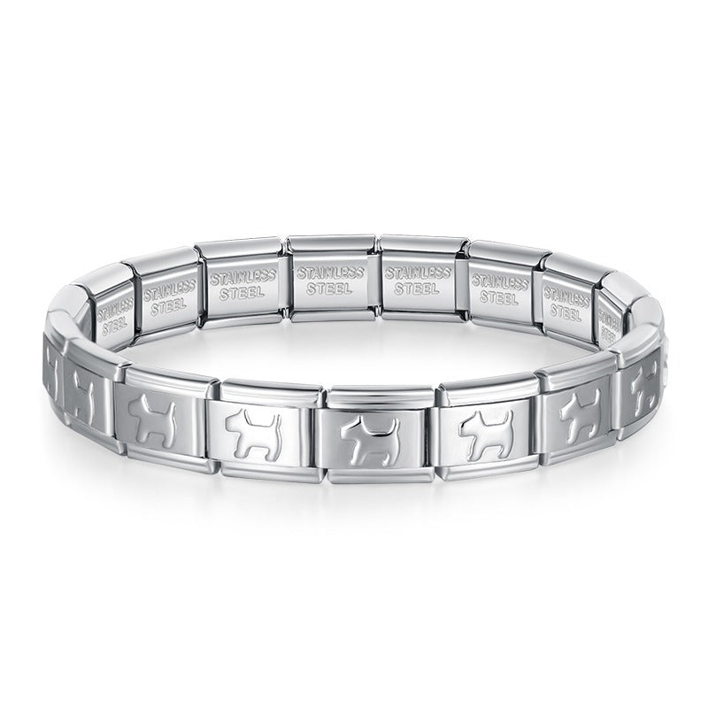 Dog Butterfly Flower High Heels Bracelet G288