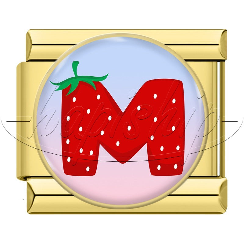 Strawberry 26 Letter TZ171-Gold