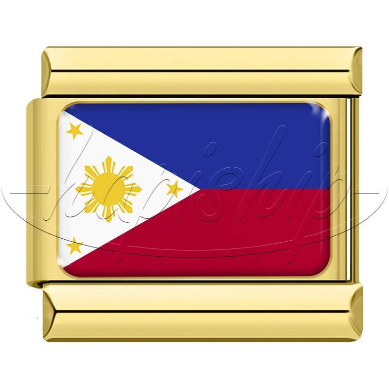 Golden Bulgaria Vietnam Israel National Flag TZ013-Gold