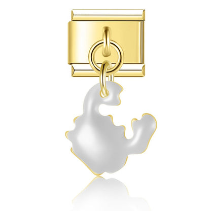 Twisted Metal Rope Single Link Charm