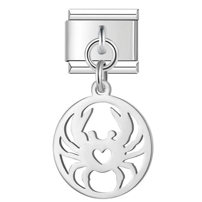 Enamel Crown & Tiara Dangle Charm for Charm Bracelets