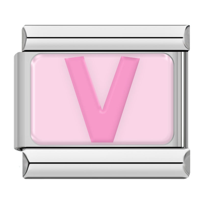 Pink 26 English Letters TZ066