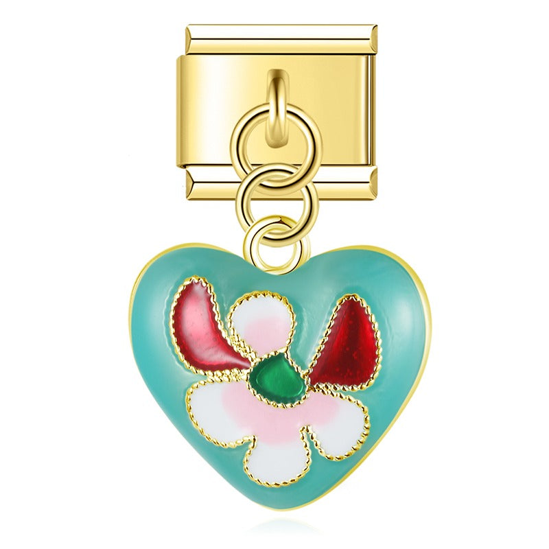 Golden Butterfly Heart Love DJ1722