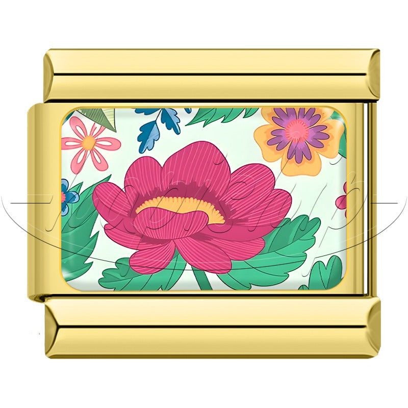 Golden Colors Flower  TZ089-Gold