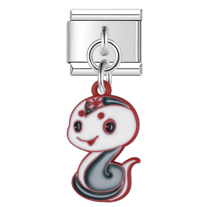 Miniature Gingerbread House Dangle Charm