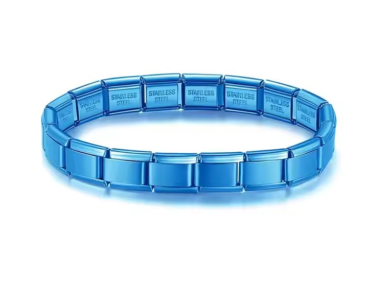 plain Italian charms bracelet