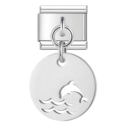Enamel Crown & Tiara Dangle Charm for Charm Bracelets