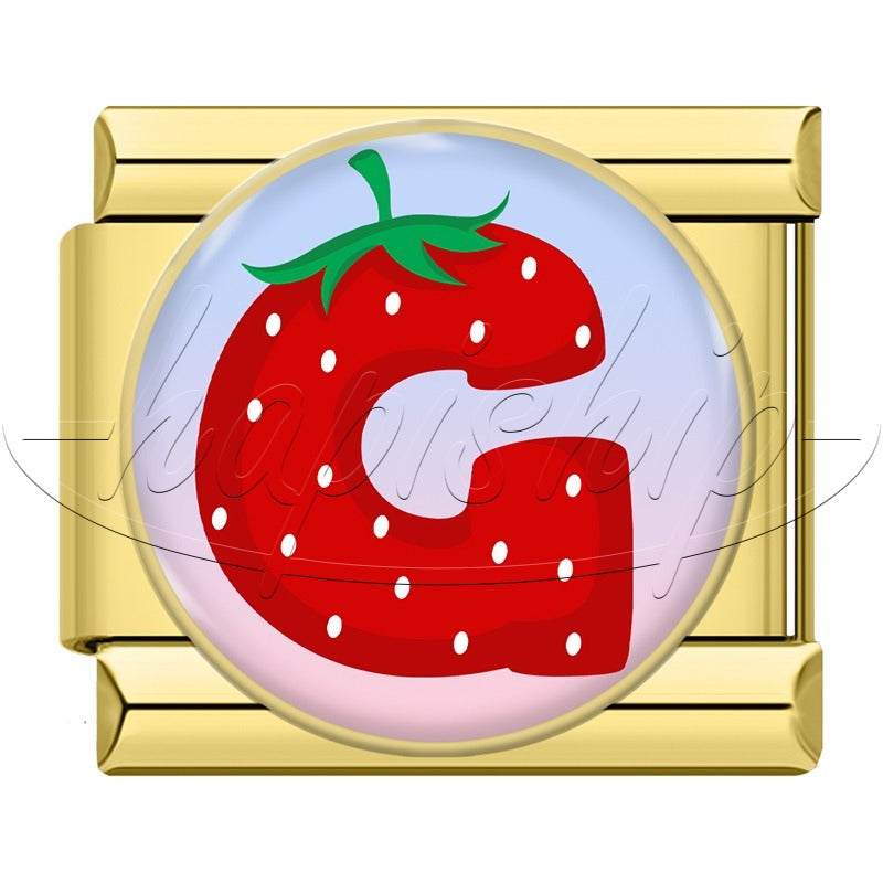 Strawberry 26 Letter TZ171-Gold