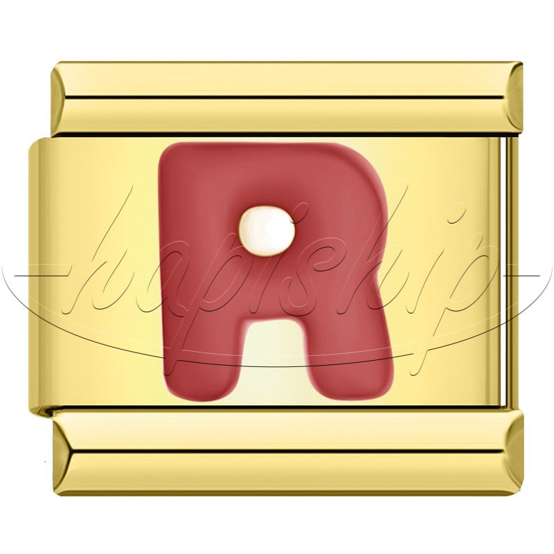 Golden Red 26 Letters A-Z  DJ1666