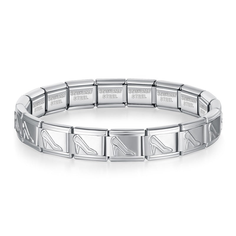 Dog Butterfly Flower High Heels Bracelet G288