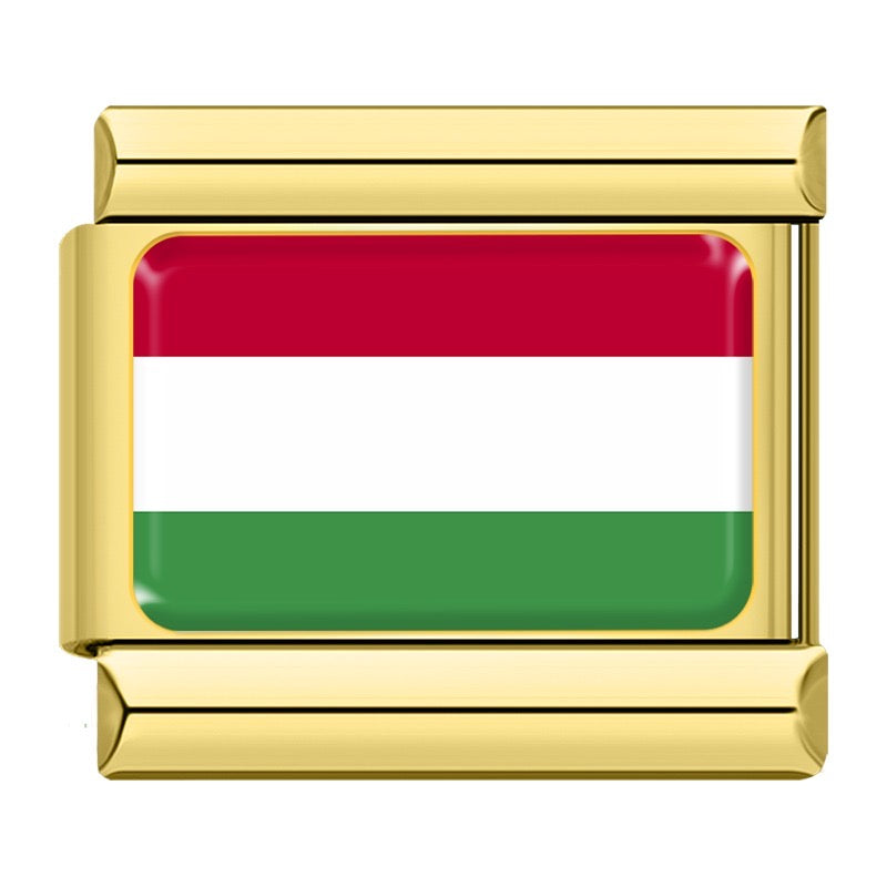 National Flag Golden charms