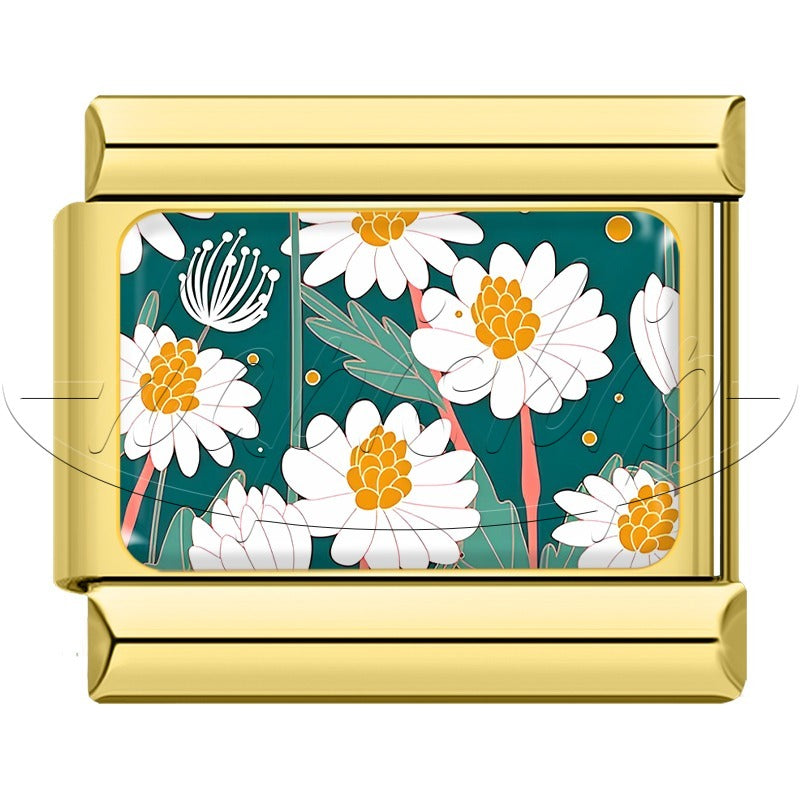 Golden Colors Flower  TZ089-Gold