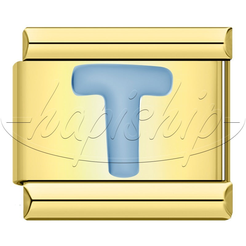 Golden Blue 26 Letter DJ1821