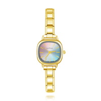 Colourful Square Cushion Case Customisable Italian Charm Watch — Pastel Cushion Watch Bracelet