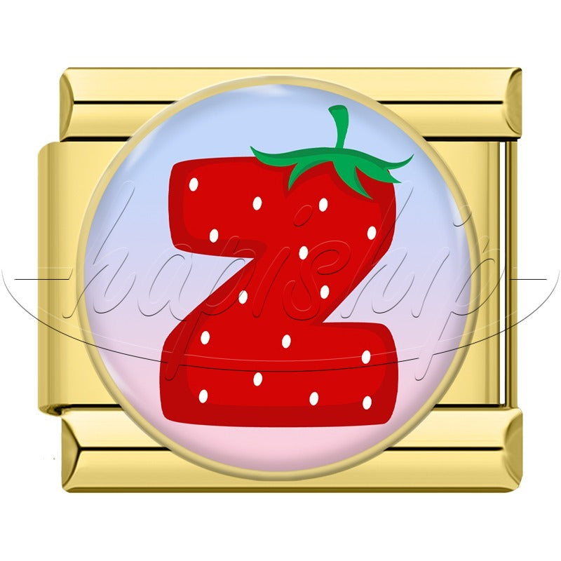 Strawberry 26 Letter TZ171-Gold
