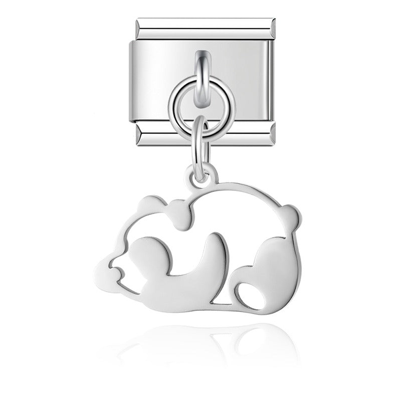 Animals themed italian charms gold&silver