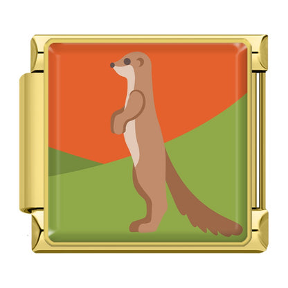 Wild Animal & Safari Wildlife Italian Charms — Penguin, Chameleon, Woodpecker & More