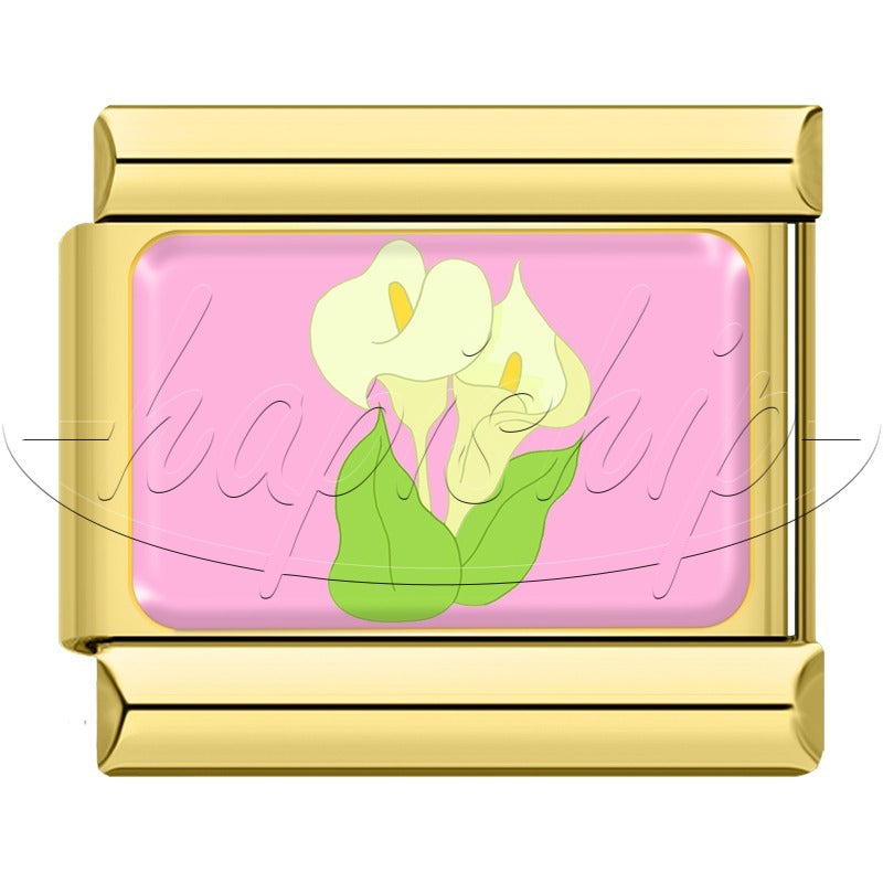 Golden Colorful Flower TZ020-Gold