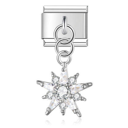 Enamel Mermaid & Ocean Fantasy Dangle Charm for Charm Bracelets