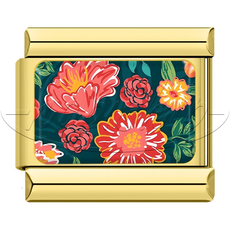 Golden Colors Flower  TZ089-Gold