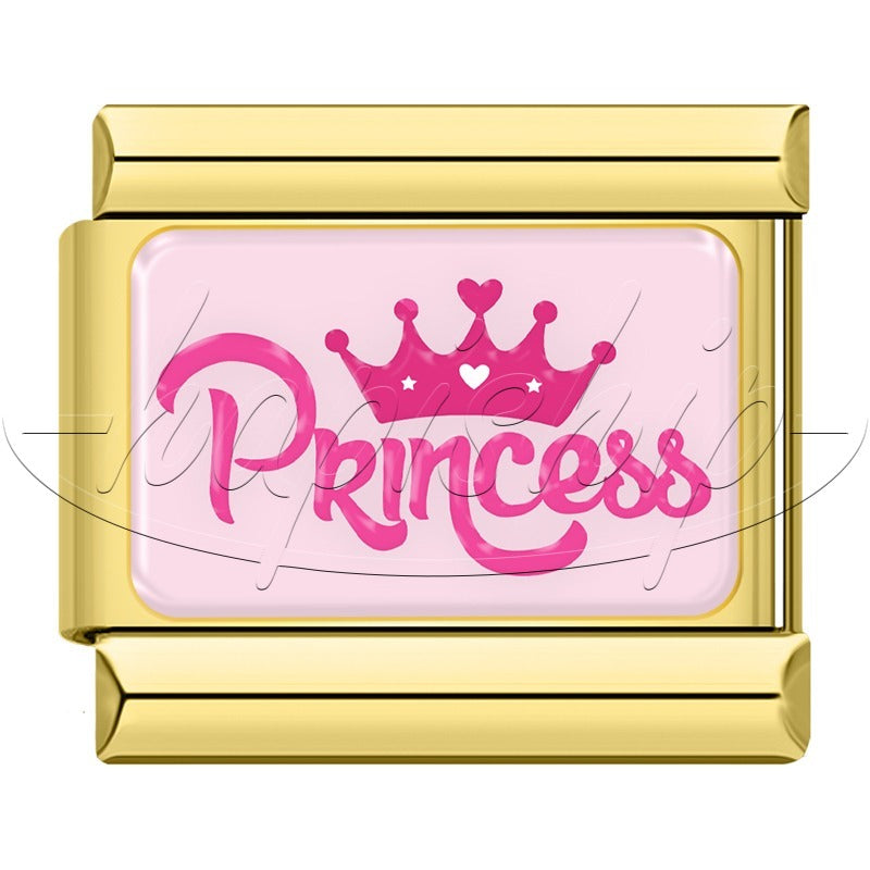 Golden Pink Love Heart Eye Angels GTZ064