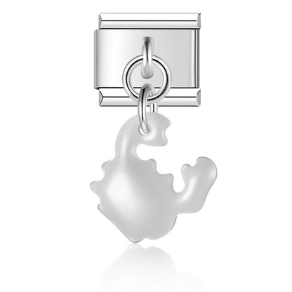 Twisted Metal Rope Single Link Charm