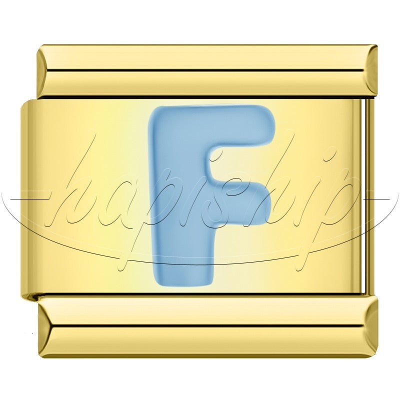 Golden Blue 26 Letter DJ1821