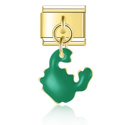 Twisted Metal Rope Single Link Charm