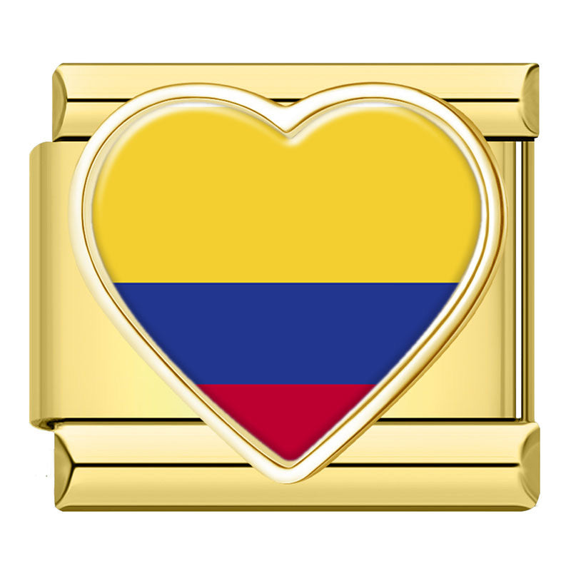 Golden Heart National Flag TZ295-Gold