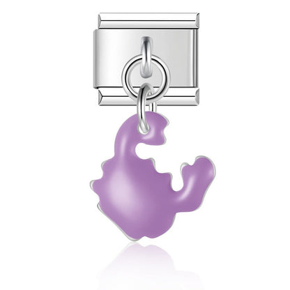 Twisted Metal Rope Single Link Charm