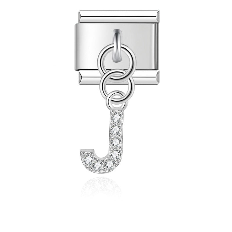 gold / silver  Letters charms  DJ2293